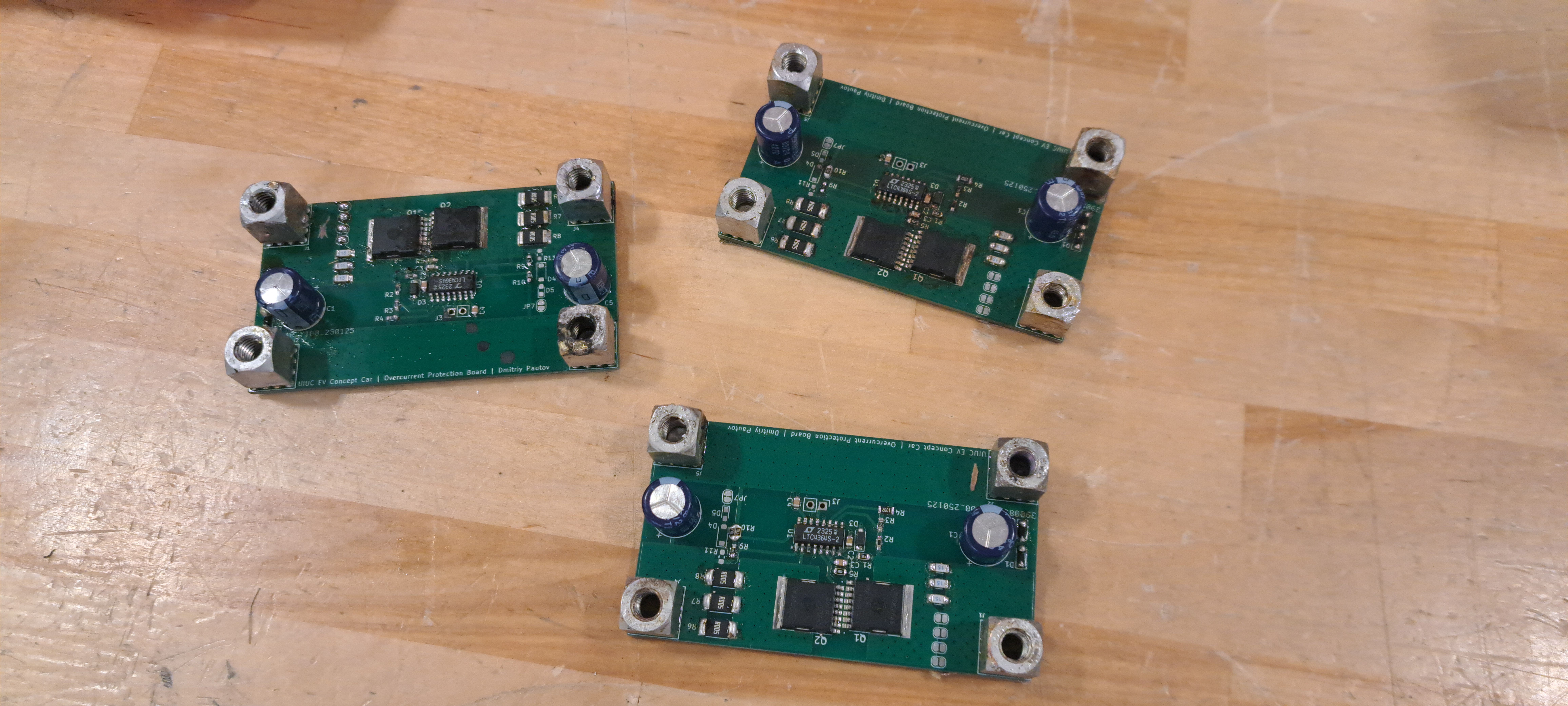 3 Assembled OC boards